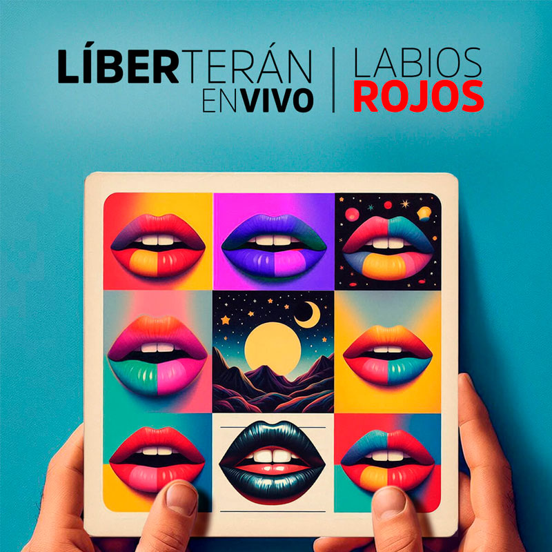 portada sencillo labios rojos